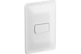 Conjunto 1 Interruptor Simples 4x2 Branco 680100 Pial Zeffia