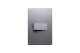 Conjunto 1 Interruptor Simples 4X2 Grafite 85485 Alumbra