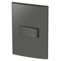 Conjunto 1 Interruptor Simples - Inova Grafite - Agt03 Conjunto 1 Interruptor Simples - Inova Grafite - Agt03