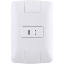 Conjunto 1 Posto Com 2 Tomadas Usb-C 2 A Bivolt Tramontina Branco Tramontina