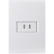 Conjunto 1 Posto Com 2 Tomadas Usb-C 2 A Tramontina Bivolt Branco Tramontina
