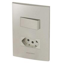 Conjunto 1 Simples + 1 Tomada 20A - Inova Titanium - Att12 Conjunto 1 Simples + 1 Tomada 20A - Inova Titanium - Att12