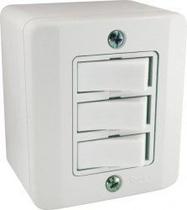 Conjunto 1 Tecla Simples 2 Paralelo Sobrepor Sistema X Radial Branco Completo