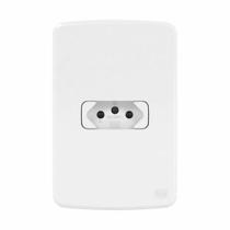 Conjunto 1 tom 2p+t 20a placa 4x2 branco compose - weg