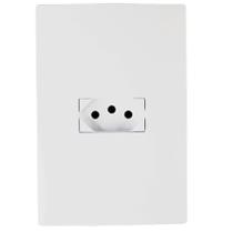 Conjunto 1 Tomada 10A 2p+T 4x2 Branco i9 94140 Ilumi Conjunto 1 Tomada 10A 2p+T 4x2 Branco i9 94140 Ilumi