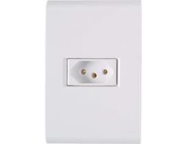 Conjunto 1 Tomada 20A 2p+T 4x2 Branca 57170/213 Tramontina Liz Conjunto 1 Tomada 20A 2p+T 4x2 Branca 57170/213 Tramontina Liz