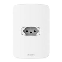 Conjunto 1 Tomada 20A 2p+T 4x2 Branca Gracia Maxx 85657 Alumbra