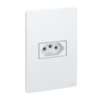 Conjunto 1 Tomada 20A 2P+T com Placa Branco Esatta Weg