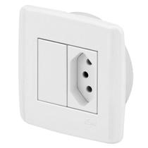 Conjunto 1 Tomada 20A - Ilumi Slim Móveis - Ism004 Conjunto 1 Tomada 20A - Ilumi Slim Móveis - Ism004