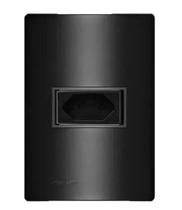 Conjunto 1 Tomada 2P+T 10A Embutir Revitá Soprano Preto Carbono Conjunto 1 Tomada 2P+T 10A Embutir Revitá Soprano Preto Carbono