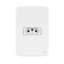 Conjunto 1 tomada 2p+t 20a branco composé - weg Conjunto 1 tomada 2p+t 20a branco composé - weg