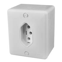 Conjunto 1 Tomada Fixa Sobrepor Bipolar 2P+T 20A 250V~ Box Ilumi - 63141
