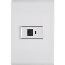 Conjunto 1 Tomada Para Telefone Rj11 Liz - Tramontina Conjunto 1 Tomada Para Telefone Rj11 Liz - Tramontina