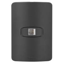 Conjunto 1 Tomada Rede Rj45 - Alumbra Gracia Black Maxx