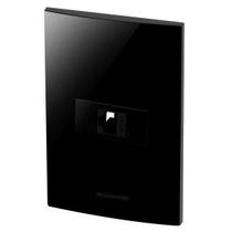 Conjunto 1 Tomada Rede Rj45 - Inova Black Piano - Blp25