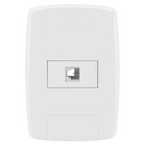 Conjunto 1 Tomada Telefone Rj11 - Ilumi Lev - 8761