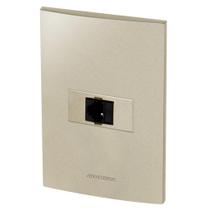 Conjunto 1 Tomada Telefone Rj11 - Inova Champanhe - Acp24 Conjunto 1 Tomada Telefone Rj11 - Inova Champanhe - Acp24