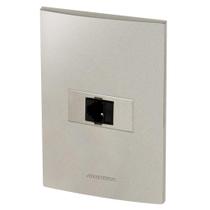 Conjunto 1 Tomada Telefone Rj11 - Inova Titanium - Att24 Conjunto 1 Tomada Telefone Rj11 - Inova Titanium - Att24