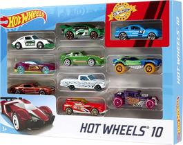 Conjunto 10 Carrinhos Coleção Hot Wheels Sortidos - F963 Mattel