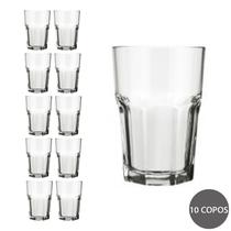 Jogo Kit 12 Copos Altos 300ML em Vidro Grosso Long Drink - Desconto no Preço