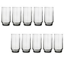 Conjunto 10 Copos Vidro Transparente 410ml Lights Suco Nadir Conjunto 10 Copos Vidro Transparente 410ml Lights Suco Nadir