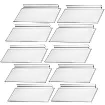 Conjunto 10 Expositores de Calçados para Painel Canaletado Adulto Kit Mostruários para Lojas Conjunto 10 Expositores de Calçados para Painel Canaletado Adulto Kit Mostruários para Lojas