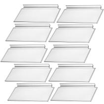 Conjunto 10 Expositores de Calçados para Painel Canaletado Adulto Kit Mostruários para Lojas Conjunto 10 Expositores de Calçados para Painel Canaletado Adulto Kit Mostruários para Lojas