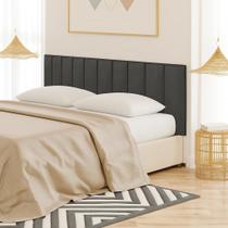 Conjunto 10 Módulos de Cabeceira Box Solteiro ou Casal Estofada com Estrutura Plástica