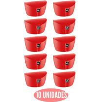 Conjunto 10 Saleiros Solido Vermelho 500ml UZ Livre de BPA
