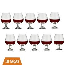 Conjunto 10 Taça De Vidro 330ML Conhaque Nadir Figueiredo Conjunto 10 Taça De Vidro 330ML Conhaque Nadir Figueiredo