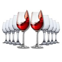 Conjunto 10 Taças de Vidro 365ml ÁGUA E VINHO Conjunto 10 Taças de Vidro 365ml ÁGUA E VINHO