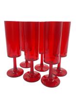 Conjunto 10 Taças Flute Para Espumante Champagne Luxo 250 Ml