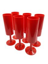 Conjunto 10 taças Flute Para Espumante Champanhe Luxo