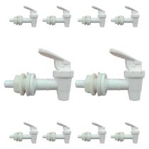 Conjunto 10 Torneiras Brancas Bebedouro Master e Mini Libell