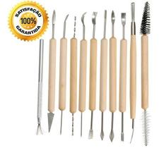 Conjunto 11 Estecas Escultura Argila Biscuit Artesanato Clay