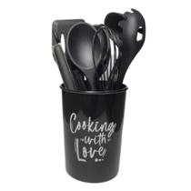 Conjunto 11 Peças Talheres e Suporte para Cozinha Conjunto 11 Peças Talheres e Suporte para Cozinha