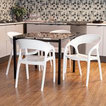 Conjunto 12 Cadeiras de Plástico Polipropileno Empilhável Glass Plus Conjunto 12 Cadeiras de Plástico Polipropileno Empilhável Glass Plus