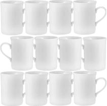Conjunto 12 Canecas Branca 300ml em Melamina Resistente Conjunto 12 Canecas Branca 300ml em Melamina Resistente