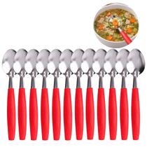 Conjunto 12 Colheres de Sopa Inox Cabo Resistente Premium Conjunto 12 Colheres de Sopa Inox Cabo Resistente Premium