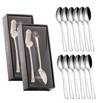 Conjunto 12 Colheres para Chá Sobremesa Berna 14cm Aço Inox Wolff