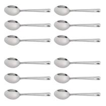 Conjunto 12 Colheres Pequenas para Sobremesa Aço Inox Linha Verão Martinazzo Conjunto 12 Colheres Pequenas para Sobremesa Aço Inox Linha Verão Martinazzo