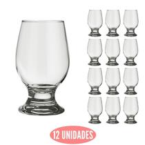 Conjunto 12 Copo Vidro Paulista Transparente 250ml Agua