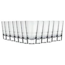Conjunto 12 Copos Caninha Dose Shot Cachaça Vidro 100ml