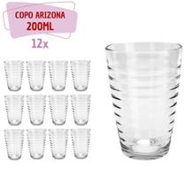 Conjunto 12 Copos de Vidro 200ML ideal para Sucos e Drink - no brand Conjunto 12 Copos de Vidro 200ML ideal para Sucos e Drink - no brand