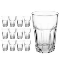 Conjunto 12 Copos de Vidro 350ML ideal para Suco e Vitamina Conjunto 12 Copos de Vidro 350ML ideal para Suco e Vitamina