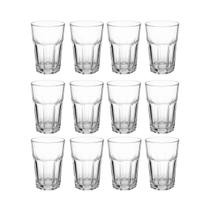 Conjunto 12 Copos de Vidro 350ML ideal para Suco e Vitamina