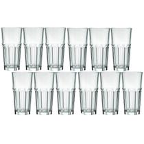 Conjunto 12 Copos Long Drink 340ml De Vidro Nadir Bristol Suco Refrigerante Bebidas Conjunto 12 Copos Long Drink 340ml De Vidro Nadir Bristol Suco Refrigerante Bebidas