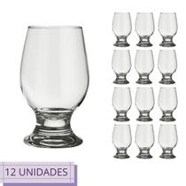 Conjunto 12 Copos Paulista Nadir Vidro Transparente 250ml
