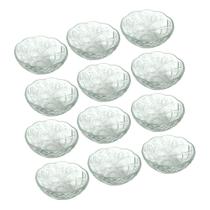 Conjunto 12 Cumbuca Bowl De Vidro Sofisticado Larous Petiscos Sobremesa Resistente