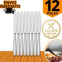 Conjunto 12 Faca Talheres Em inox Premium Com Serra Facas Churrasco Refeição Restaurante Lanchonete Conjunto 12 Faca Talheres Em inox Premium Com Serra Facas Churrasco Refeição Restaurante Lanchonete